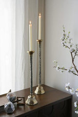 Aluminium Taper Candle Holder 75x75x458