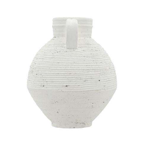 White Terracotta Decorative Urn 205x205x250