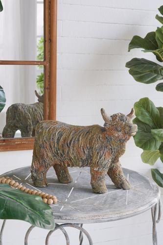 Highland Cow Decorative Figurine 405x160x310