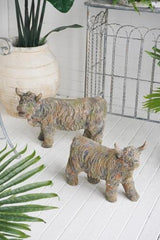 Highland Cow Decorative Figurine 405x160x310
