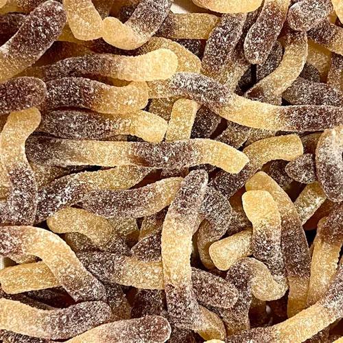 Kiwi Delights Sour Cola Worm Gummy  - 2kg Bag