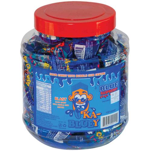 Ait Ka-Bluey Blast Jar sour 10g 100pc - (Pack of 100)