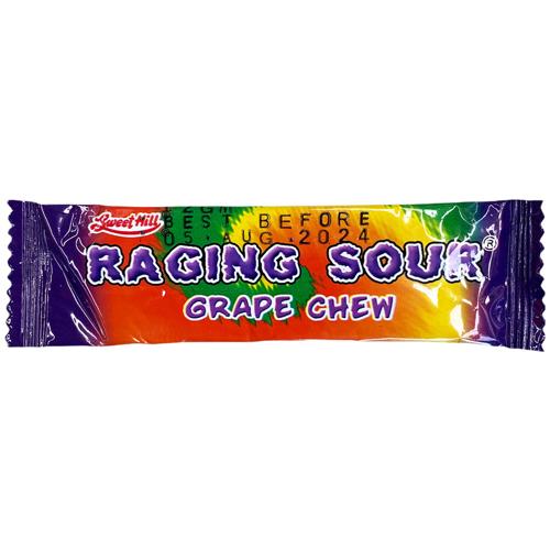 Raging Sour Grape Chew 12g - (Pack of 200)