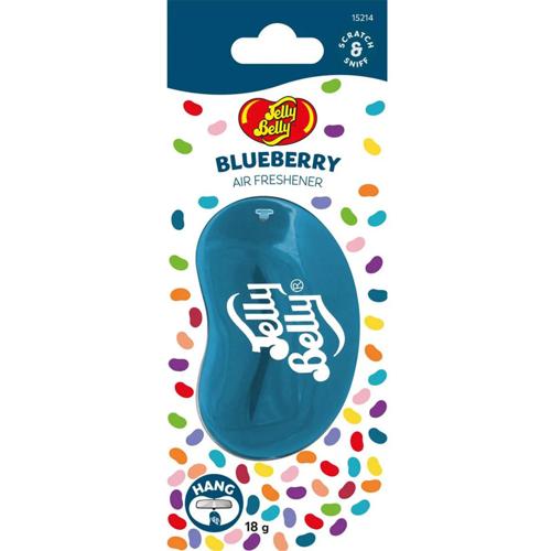 Jelly Belly Car Air Fresheners Blue Berry - (Pack of 6)