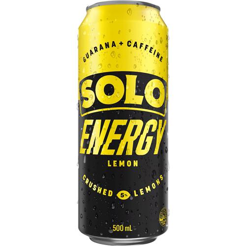 Solo Energy Lemon 500ml - (Pack of 24)