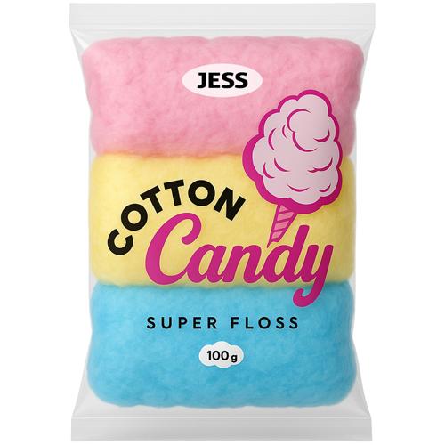 Jess Cotton Candy Mix 100g - (Pack of 36)