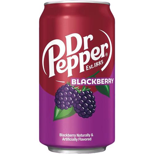 Dr Pepper Black Berry 355ml -  (Pack of 24 cans)