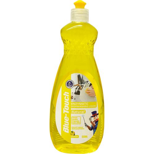 Blue-Touch Dishwashing Liquid Yellow 600ml - (Pack of 12)