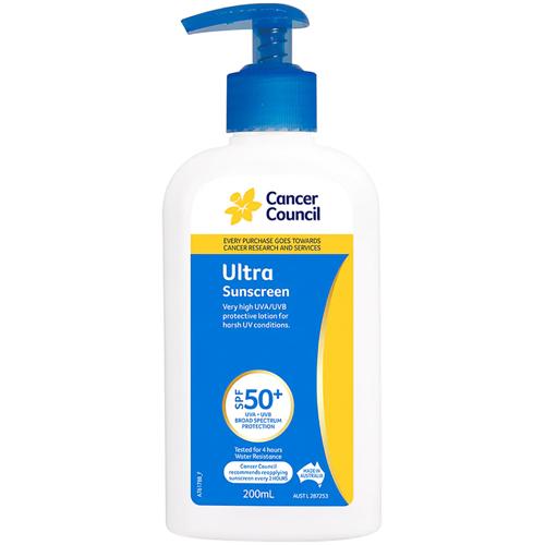 Cancer Council Ultra Pump SPF50+ - (Pack of 4)