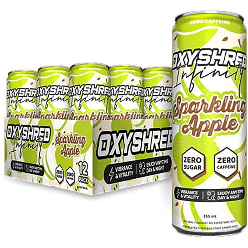 Oxyshred Sparkling Apple 355ml - (Pack of 12)