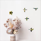 Wall Art - Pop Out Folk Birds Set