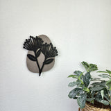 Wall Art - Floral Pebble Pohutukawa Flower (25.1cm)