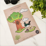 Wall Art - Pop Out Kereru + Ruru Set