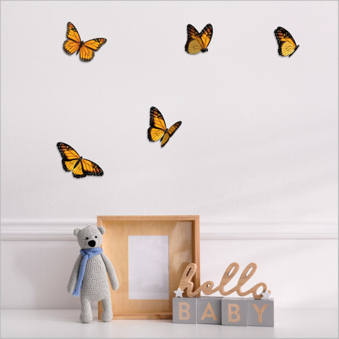 Wall Art - Pop Out Monarch Set