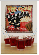 Wall Art / Plaque - Pop Corn - Metal