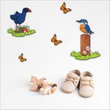 Wall Art - Pop Out Pukeko + Kingfisher Set