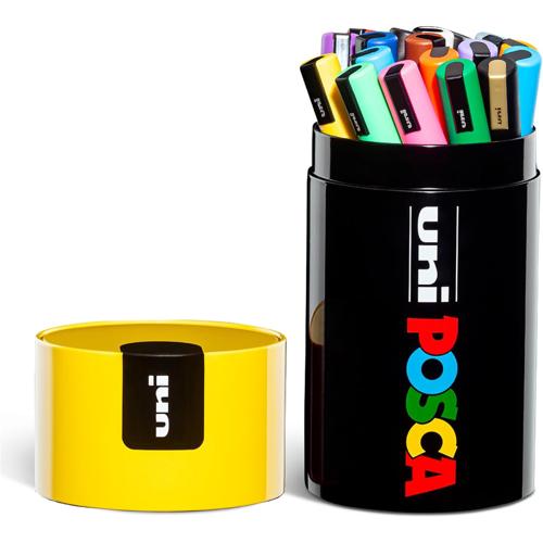 Uni Posca Marker 1.8-2.5mm 20 Piece Tin Set Asstd PC-5M