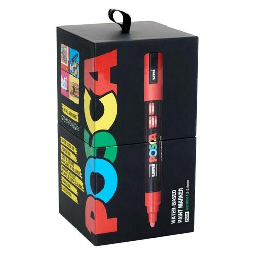 Uni Posca Marker 1.8-2.5mm 20 Piece Tin Set Asstd PC-5M