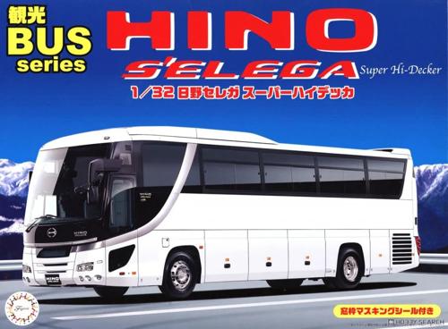 Plastic Kitsets - Fujimi - 1/32 Hino Selega HiDecker wDvr