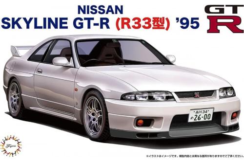 Plastic Kitsets - Fujimi - 1/24 Nissan R33 Sline GT-R'95