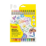 Jovi Lettering Brush Marker D/Ended 12 Pack