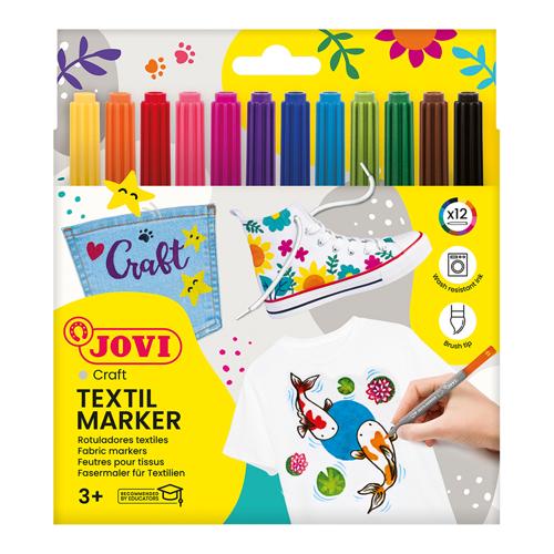 Jovi Textile Pen 12 Pack