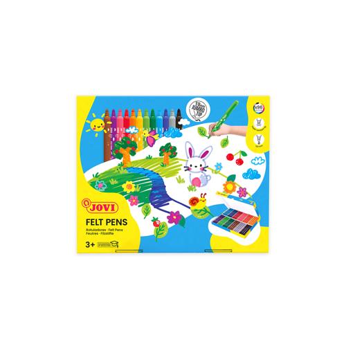 Jovi Washable Maxi Felt-Tip Pen 96 Pack