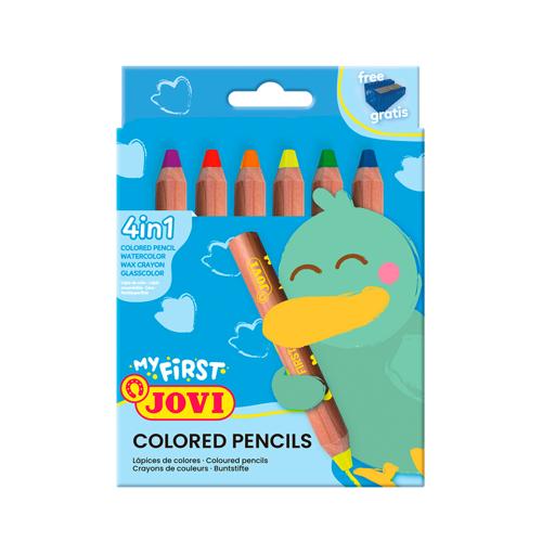 Jovi My First Coloured Pencils 6 Pack
