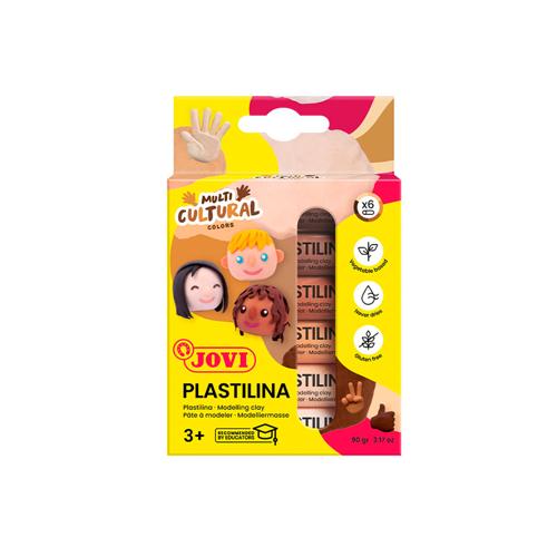 Jovi Plastalina 6 x 15gm Multi-Cultural