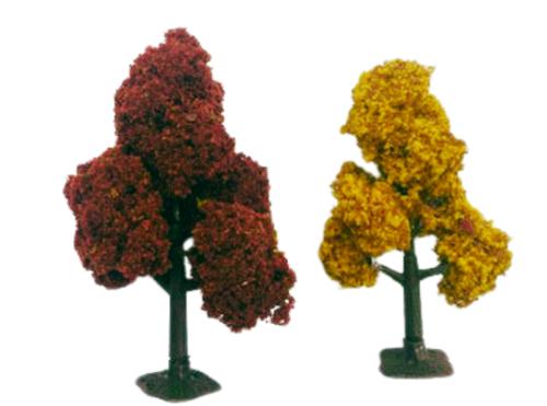 Hobby Model Scenery - Autumn Trees 2.5-3" (2)