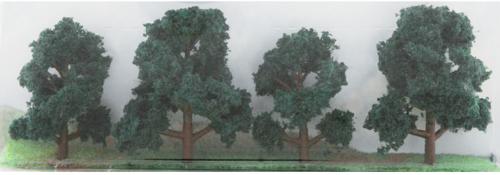 Hobby Model Scenery - Dark Green Deciduous 2- 3" (4)