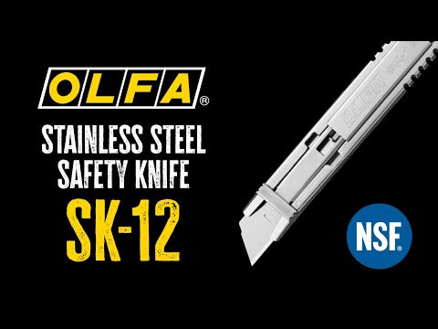OLFA All Stainless Steel Self Retractable Knife