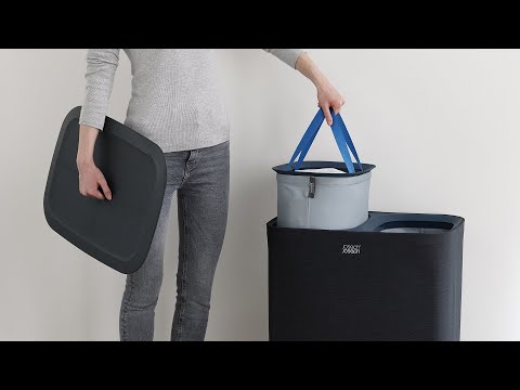 Joseph Joseph - Tota 90-litre Laundry Separation Basket - Carbon Black