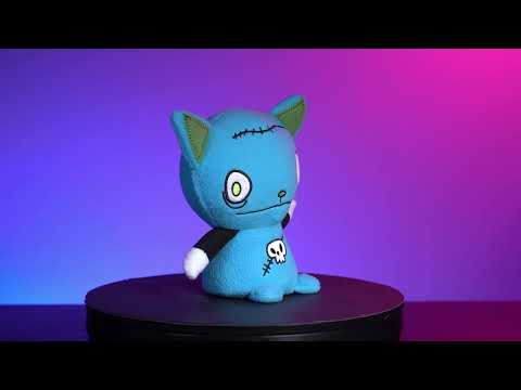Plush - Gus Fink's Durr the Stitch Kitty (11 x 8 x 18cm)