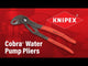 KNIPEX 180mm Cobra® High-Tech Water Pump Pliers