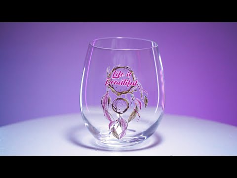 Stemless Glass - Life is Beautiful Tallulah Dream (12.5cm)