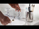 Joseph Joseph EasyStore Luxe Toothbrush Caddy Stainless Steel