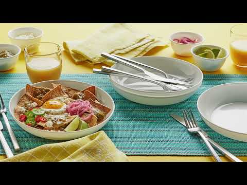 Corelle - Winter Frost Low Meal Bowl 887ml - Set of 4