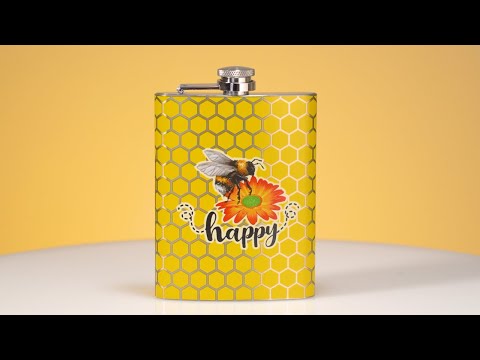 Metal Flask - Joybee (13.5cm)