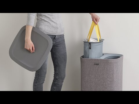 Joseph Joseph - Tota 60-litre Laundry Separation Basket - Carbon Black