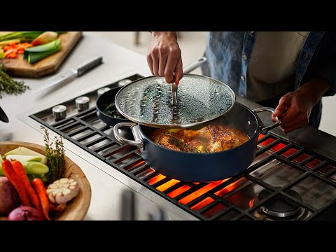 Space 28cm/5qt Non-Stick Induction Shallow Casserole & Lid - Joseph Joseph