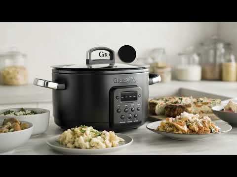 Bistro Slow Cooker 3.7L  - Black - GreenPan