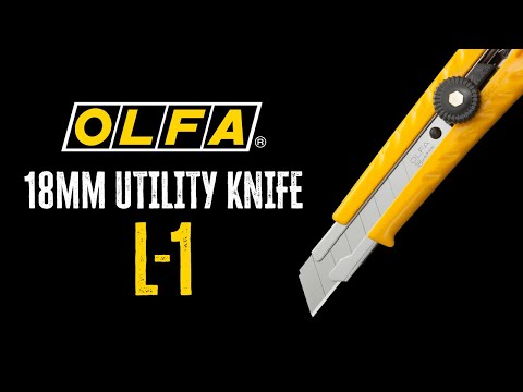 OLFA 18mm Standard Snap Off Blade Wheel Lock Knife