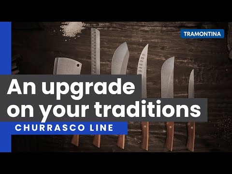 Churrasco Black Collection Serrated Knife 10", 25cm - Tramontina