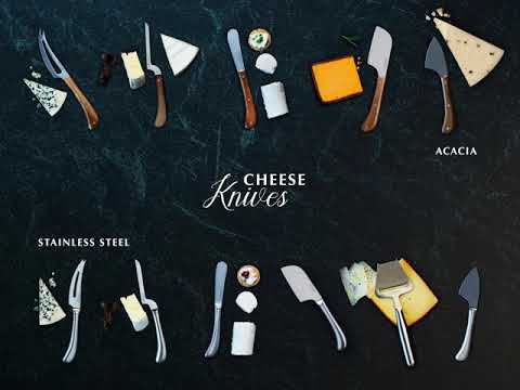 Stanley Rogers - Pistol Grip Acacia Hard Cheese Knife