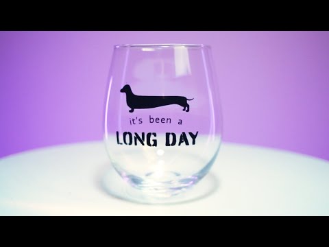 Wine Glass - Dachshund Stemless (13cm)