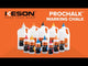 KESON ProChalk® Semi-Permanent Red Marking Chalk - 2.27kg