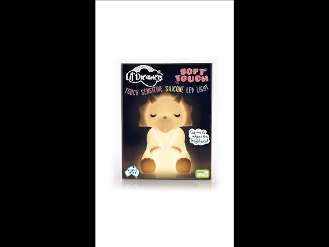 LED Light - Lil Dreamers Triceratops Soft Touch (18cm)