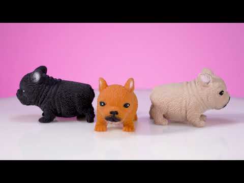 Furever Pets French Bulldog Stretch Toy - Set of 12