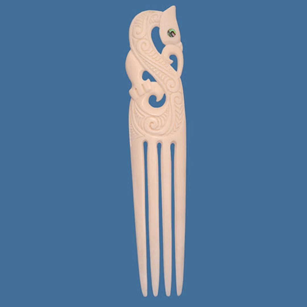 Bone Manaia Heru - Extra Large (18 x 3.8cm) - Smartfox